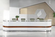 Front desk for modern hospital