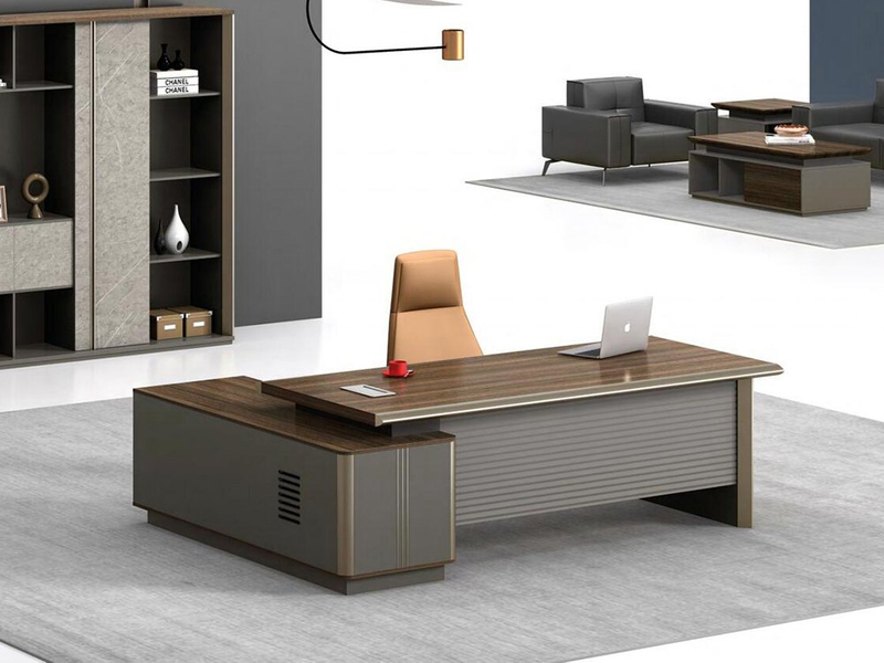 Ergonomic Sturdy Versatile Durable Elegant Modern Spacious Melamine Boss Table