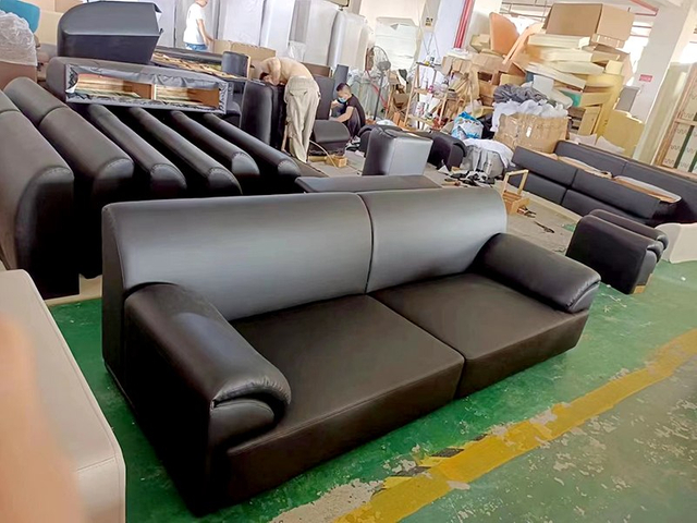 factory for high quality dark office sofa