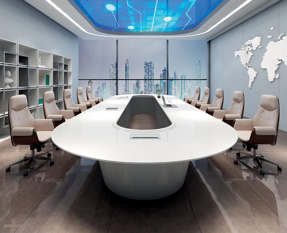 Oval shaped Conference Table